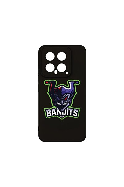 bestcase Премиум силиконов калъф, съвместим с Xiaomi 14, Gamers Bandit, тънък...