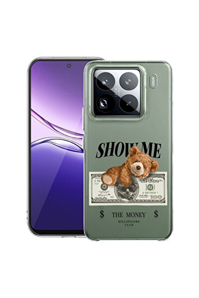 bestcase ¬Æ Husa Clear Slim Silicon Compatibila cu Xiaomi 15, Teddy Bear Show...