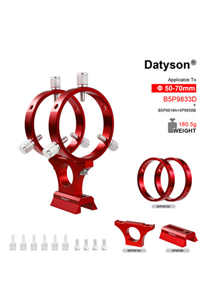 Choice4 70mm Datyson All-Metal Adjustable Finder Scope Mounting Bracket with ...