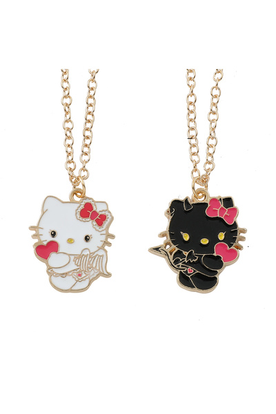 Choice3 XL3097 1Pair of Hello Kitty Couple Necklaces, Best Friend Pendant Nec...