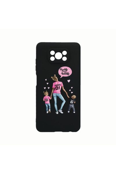 bestcase Θήκη Σιλικόνης, Συμβατή με Xiaomi Poco X3 Pro, Σχέδιο Μαμά Με Αγόρι ...