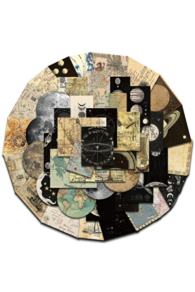 Choice 50PCS 50PCS Time Tide World Map Series Stickers Laptop Luggage Aesthet...