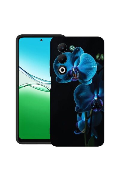 bestcase Калъф за Xiaomi Redmi 15 4G (171 мм) с дизайн Синя Орхидея, TPU Мато...