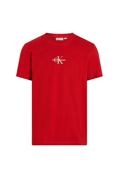 Calvin Klein Tricou bărbătesc cu mânecă scurtă și monogramă, mărimea M