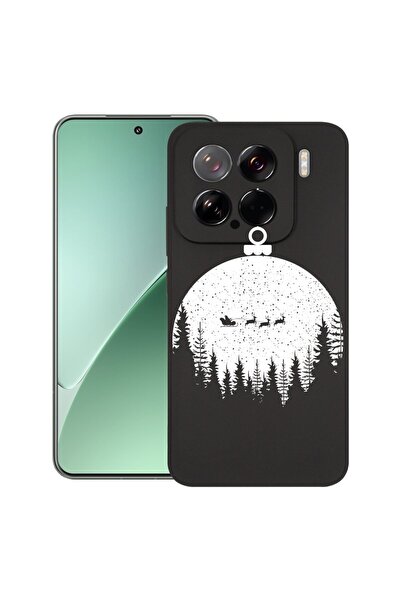 bestcase ¬Æ Husa pentru Xiaomi 15, Xmas Globe, Slim Silicon 0.8MM, Antisoc, P...