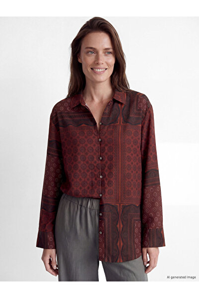 LC Waikiki Nevavm Patterned Women's Shirt with Difference