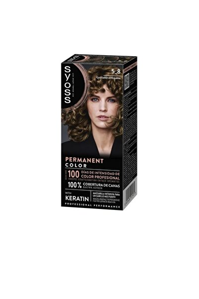 Syoss Permanent hair dye PERMANENT COLOR 5.8 chestnut hazelnut