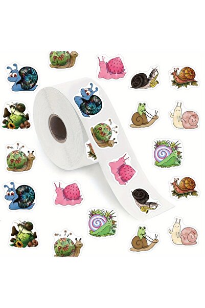 Choice MULTI 500pcs Snail Graffiti Stickers, Aesthetics Decals Rolls Self Adh...
