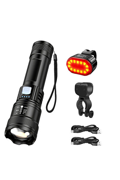 Choice4 1PC Set A 2000LM Bicycle Front Light Bright Bike Led Zoom Flashlight ...