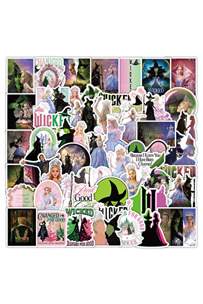 Choice1 50-Pack X 2 50-Pack Magic Witch Cartoon Graffiti Stickers Waterproof ...