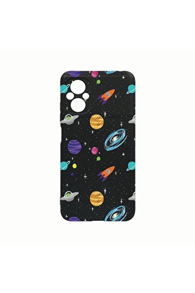 bestcase Силиконов калъф, съвместим с Xiaomi Poco M5, Вселена, Планети, Устой...