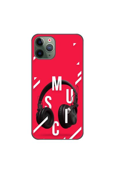 OEM Husa compatibila cu Apple iPhone 11 Pro Max Silicon Gel Tpu Model Music H...
