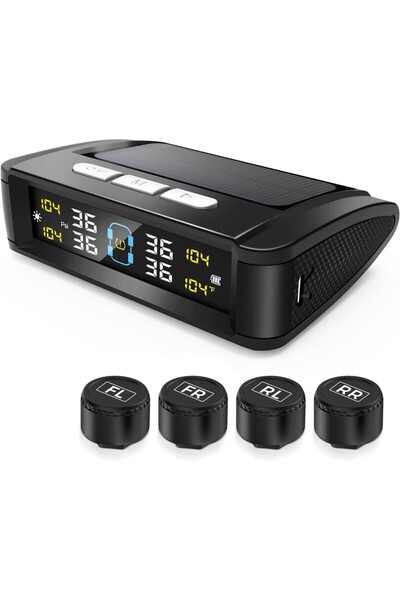 Choice 4-External Sensor Universal TPMS Car Tire Pressure Alarm Monitor Syste...