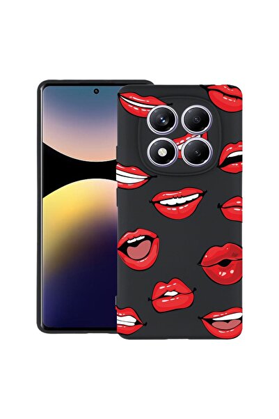bestcase Husă pentru Xiaomi Redmi Note 15 Pro 5G cu Design Lips - Model cu bu...