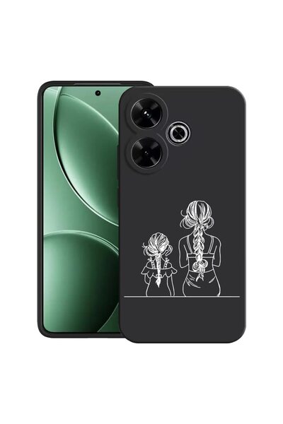 bestcase Θήκη για Xiaomi Redmi 13x με Σχέδιο Μαμά και Κόρη, TPU Ματ Εξαιρετικ...