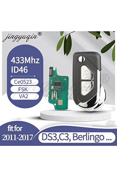 Choice jingyuqin for Citroen DS3 C3 Berlingo 2009-2017 Model: CE0523 433MHz F...