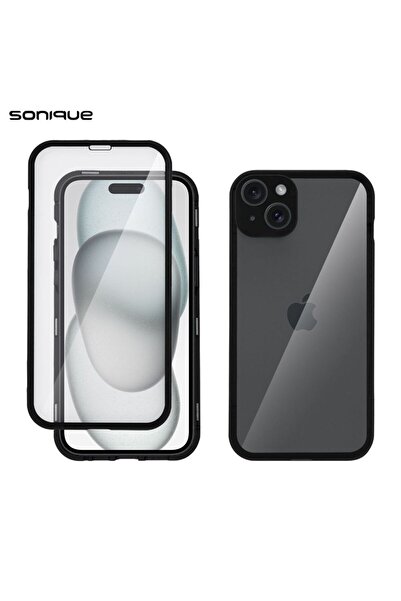 Sonique Μαγνητική Μεταλλική Θήκη 360° Full Protector για Apple iPhone 15 Plus...