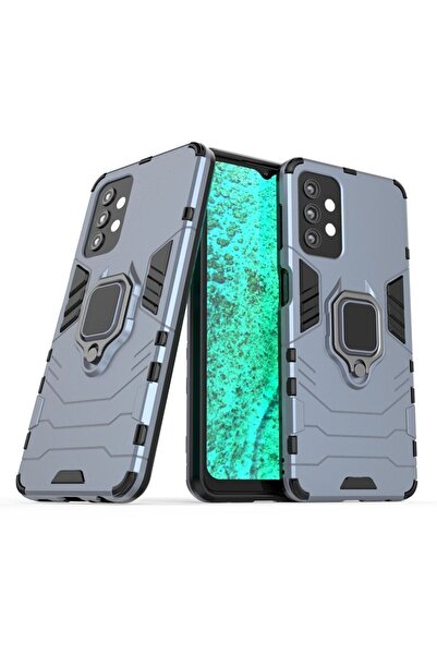 OEM Ring Armor Kickstand magnetic car holder Samsung Galaxy A32 5G Μπλέ