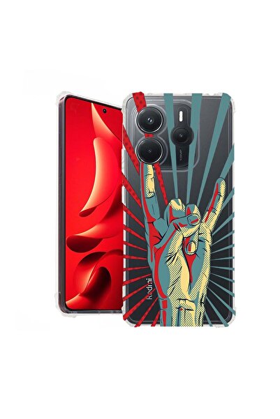 bestcase Husă pentru Xiaomi Redmi Note 14 4G, Antișoc 1.5MM, Rock Festival, P...