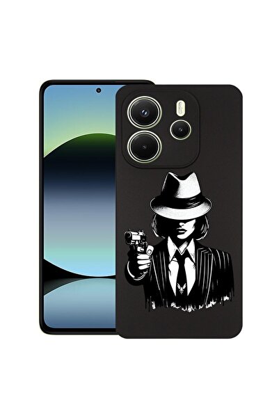 bestcase ¬Æ Husa pentru Xiaomi Redmi Note 14, Gangster Woman, Slim Silicon 0....