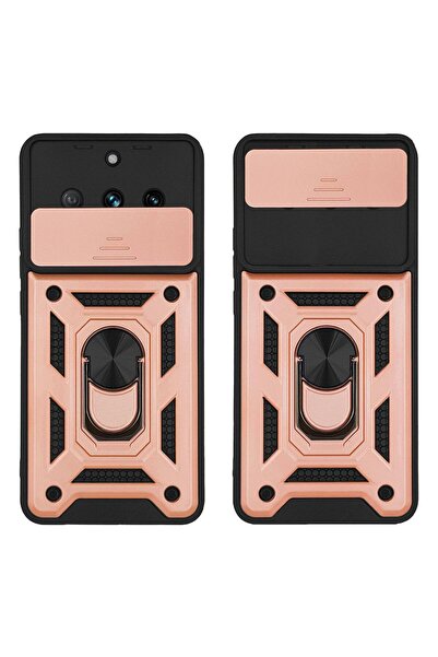 Sonique Θήκη Ring Armor CamPro Realme 11 Pro 5G / Realme 11 Pro Plus 5G Ροζ Χ...