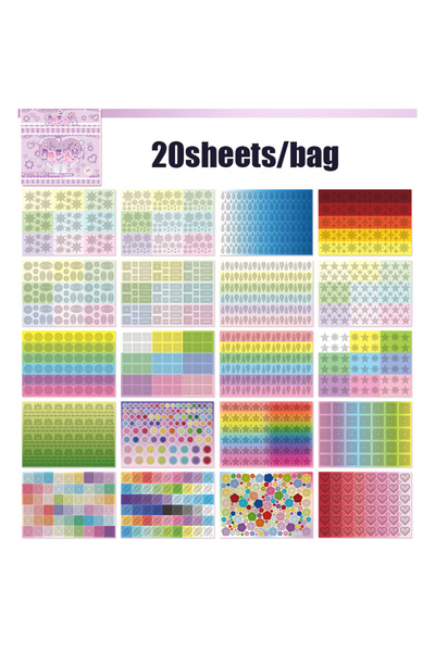 Choice1 S29624-2 Mr. Paper 20 Sheets Colorful Paradise Deco Sticker Book For ...