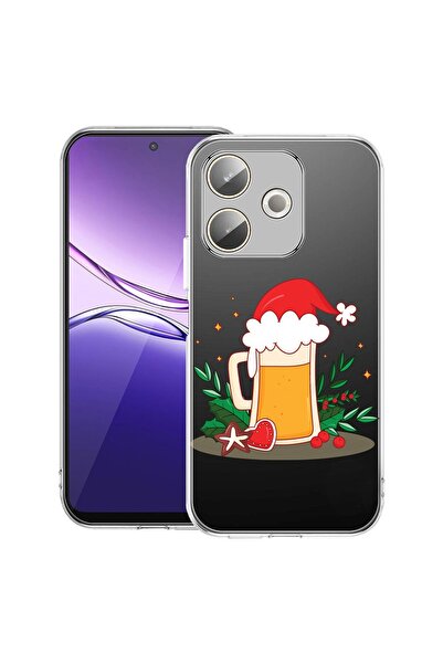 bestcase ¬Æ Husa pentru Xiaomi Redmi 13x / Poco M6 4G cu Design Xmas Beer, Cl...
