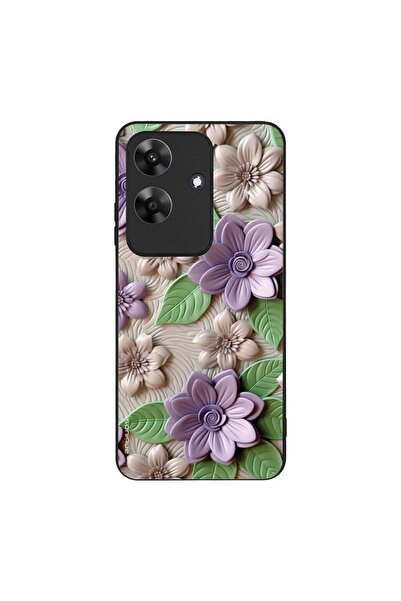 Sonique Θήκη 3D Flower Series για Realme Note 60 4G Βιολετί