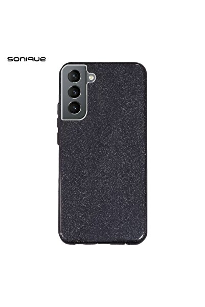 Sonique Θήκη Σιλικόνης Shiny Samsung Galaxy S22 Plus Μαύρο