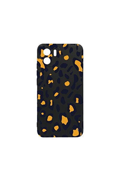 bestcase Тънък силиконов калъф 0.8ММ, съвместим с Xiaomi Redmi A1, с леопардо...