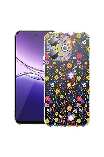 bestcase ¬Æ Husa pentru Xiaomi Redmi 13x / Poco M6 4G cu Design Flower Patter...