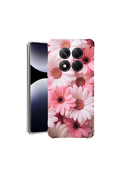 bestcase Husă pentru Xiaomi Redmi Note 15 5G cu design Margarete Roz, Antișoc...