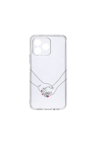 bestcase ¬Æ Husa Clear Silicon 2MM, Compatibila Cu Xiaomi Redmi 13, Love, Ant...