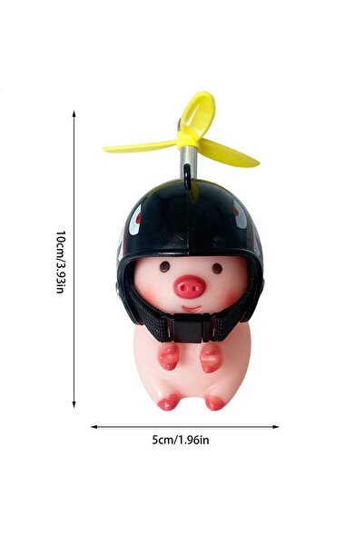 Choice1 B Bike Motor Accessories Pig with Propeller Helmet Broken Wind Pigs T...