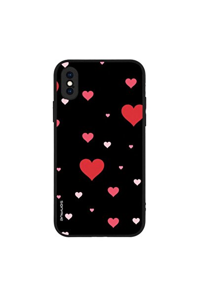 Sonique Θήκη Heart Series για Apple iPhone X / iPhone XS Μαύρο