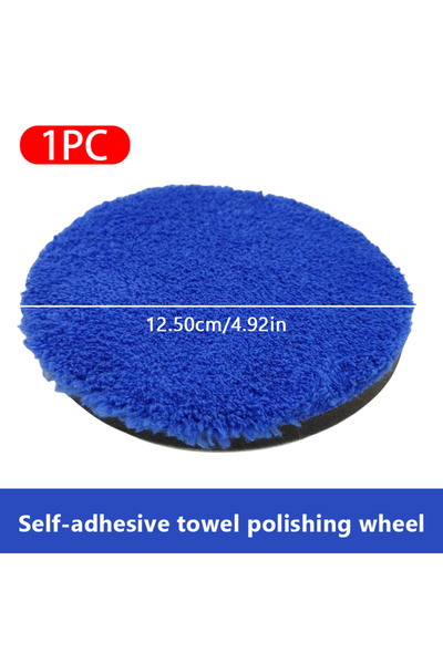 Choice 5inch SEAMETAL 1/2pcs 4/5/6inch Microfiber Polishing Pad Wax Buffer Pa...
