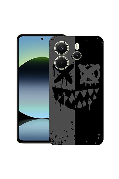 bestcase ¬Æ Husa pentru Xiaomi Redmi Note 14, Smiley, Slim Silicon 0.8MM, Ant...