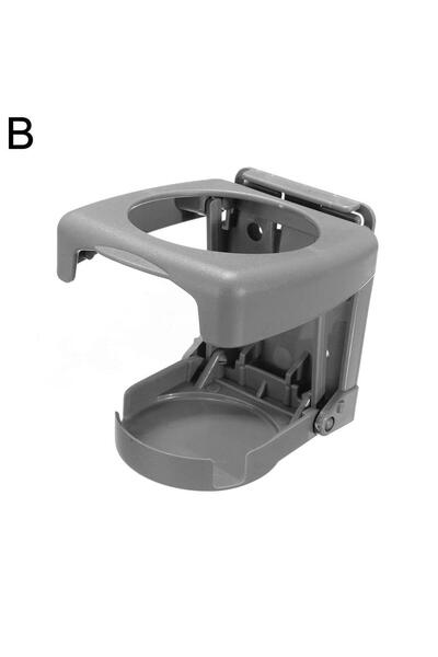 choice2 GRAY Universal High-quality Folding Car Cup Holder Black Drink Holder...