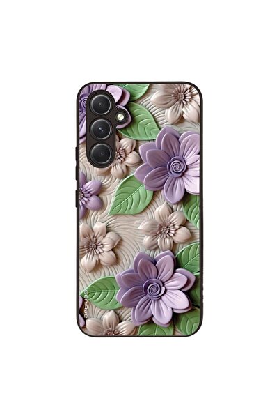 Sonique Θήκη 3D Flower Series για Samsung Galaxy A54 5G Βιολετί