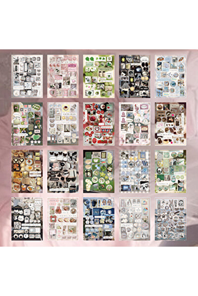 Choice S25245-3 Mr. Paper 4 أنماط 20 قطعة/كيس سلسلة مايكرو دريم فلو أوجيف كتا...