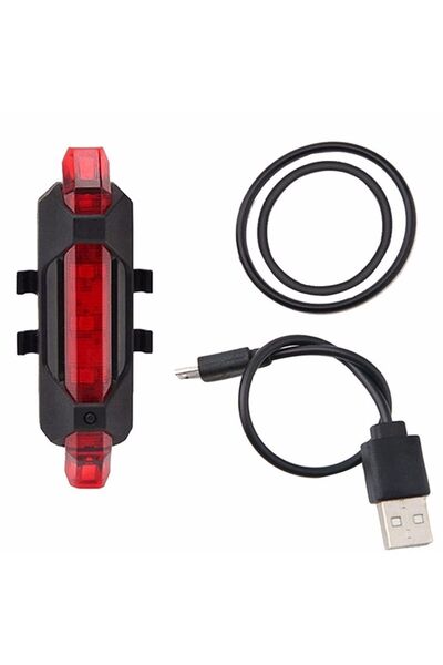 Choice1 مصباح خلفي للدراجة مقاوم للماء مع منفذي شحن USB، ضوء خلفي وامض للدراج...
