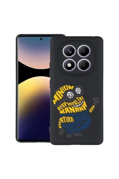 bestcase ¬Æ Husa pentru Xiaomi Redmi Note 14 Pro 4G, Calligraphy Minion, Slim...