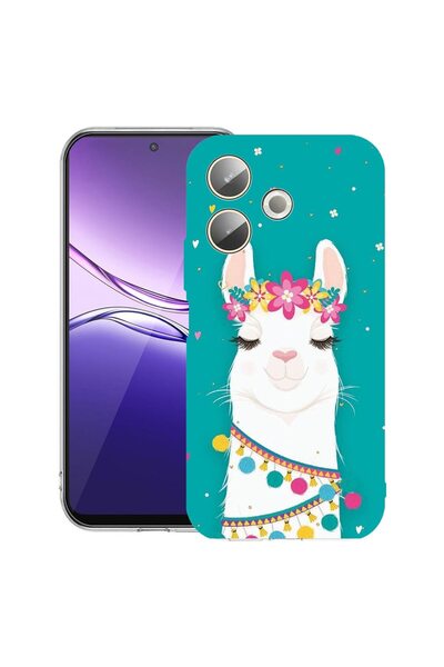bestcase Διαφανής Θήκη Σιλικόνης για OPPO A5 Pro 5G, Χαριτωμένη Λάμα, 2042415...