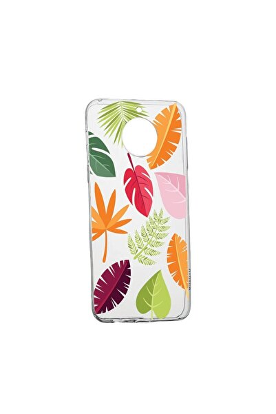 bestcase Husa Silicon Compatibila cu Xiaomi Redmi Note 9 Pro 5G, Frunze, Toam...