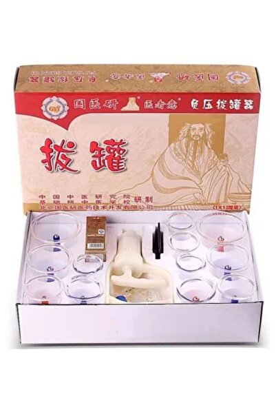 SINO FORTA NATURII Set ventuze, plastic cu magneti si pompa, ulei gua sha, pl...