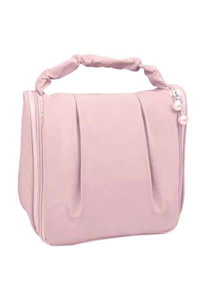 OEM Cosmetic bag, waterproof, Polyester, pink, 21x21x10cm