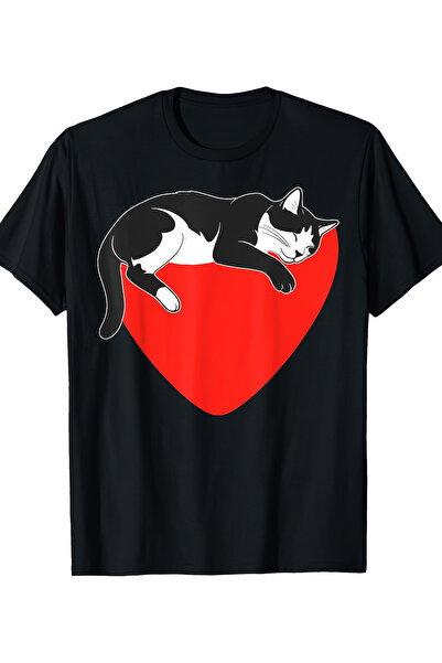 yiou trendy clothing Black tuxedo lovers' Valentine's Day heart pattern pure ...
