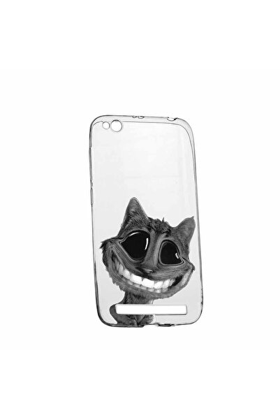 bestcase Husa Silicon, Transparent, Slim, Crazy Cat, Xiaomi Redmi 5A