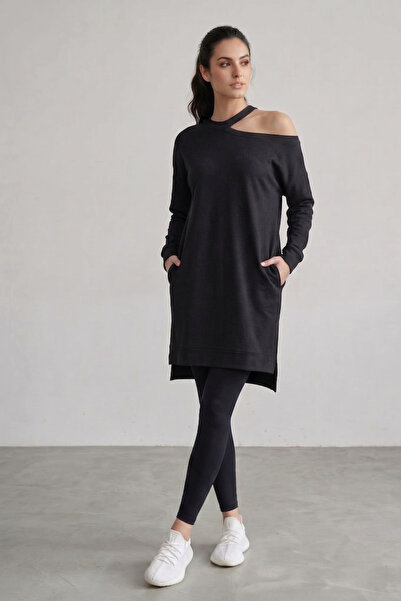 QBZ Omzu Slit Long Tunic