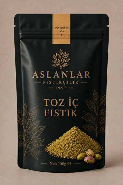 AslanlarFıstıkçılık27 Toz Antep Fıstığı (Boz içten çekilmiş) | 100gr